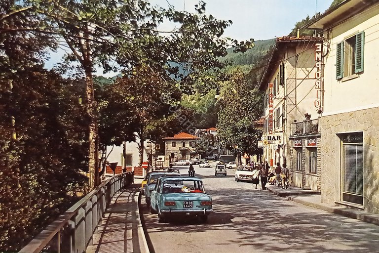 Cartolina - Badia Prataglia - Stazione Climatica - Via Nazionale …