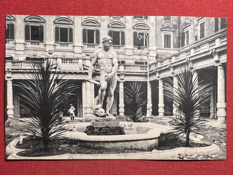 Cartolina - Bagni di Montecatini - Statua dell'Oceano - Locanda …