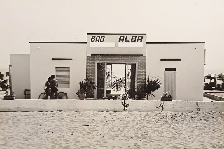 Cartolina - Bagno Alba - Villamarina - 1969