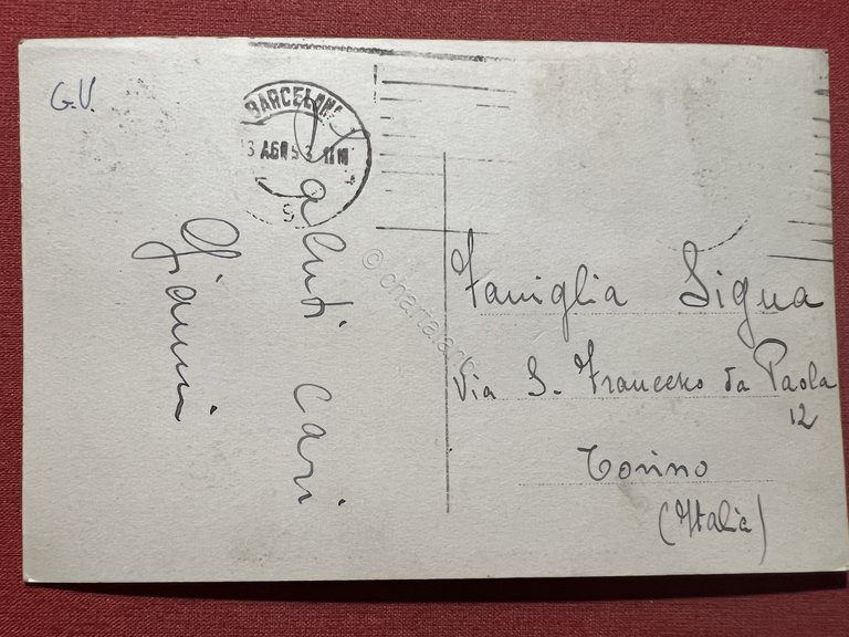 Cartolina - Barcelona - Catedral - Correos y Via Layetana …