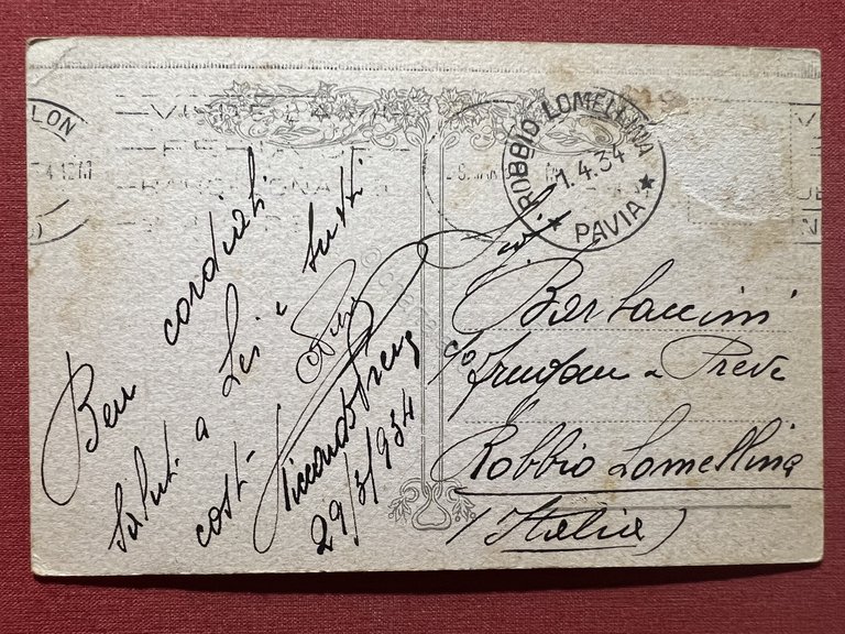 Cartolina - Barcelona - Estaciòn del Norte - 1934