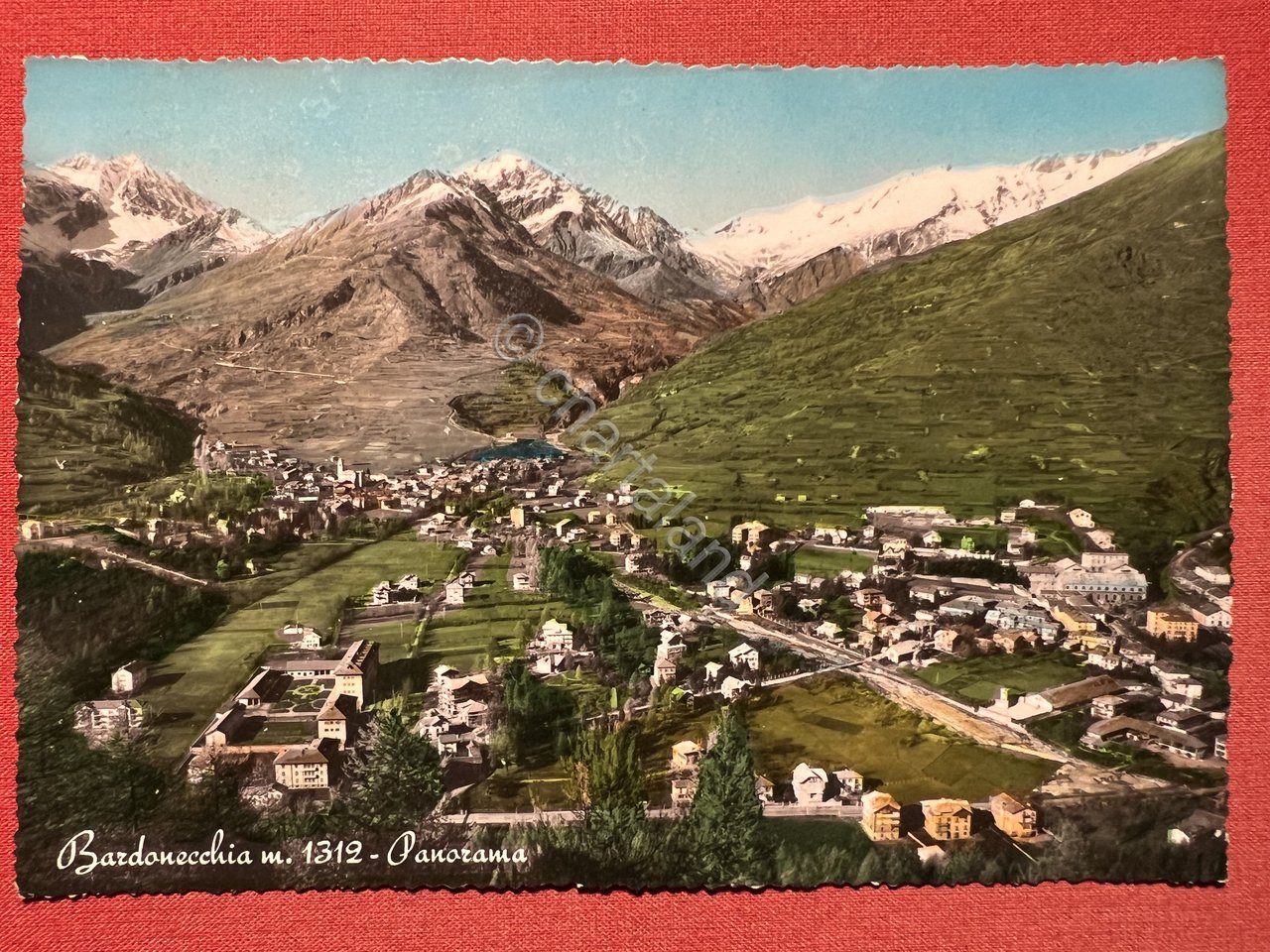 Cartolina - Bardonecchia ( Torino ) - Panorama - 1959