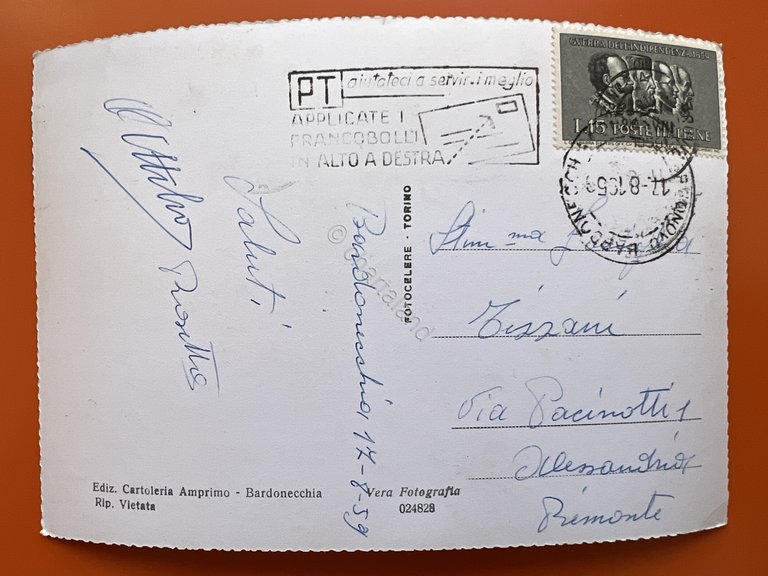 Cartolina - Bardonecchia ( Torino ) - Panorama - Sfondo …