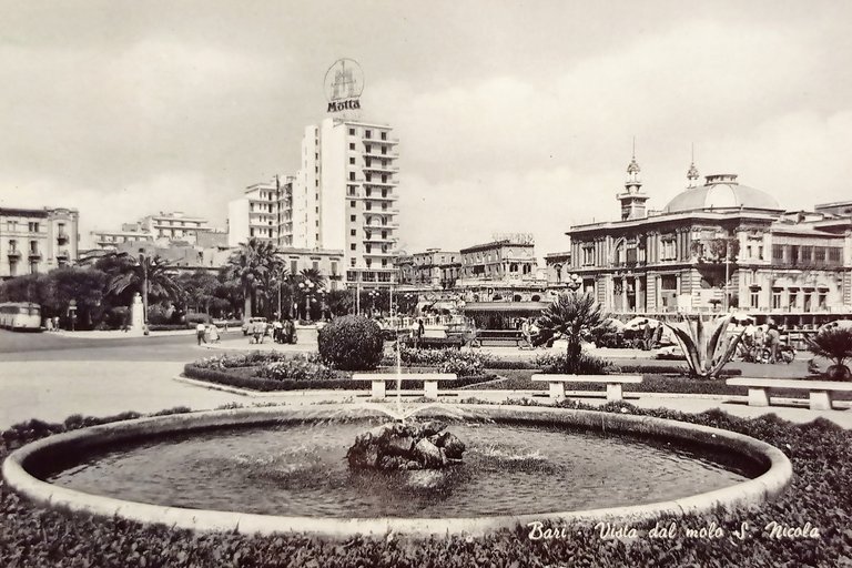 Cartolina - Bari - Vista dal molo S. Nicola - …