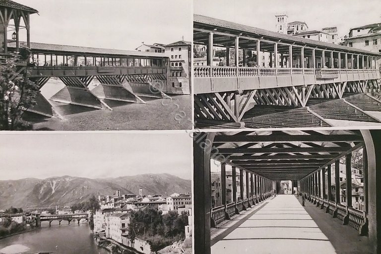 Cartolina - Bassano del Grappa - Il Ponte Vecchio - …
