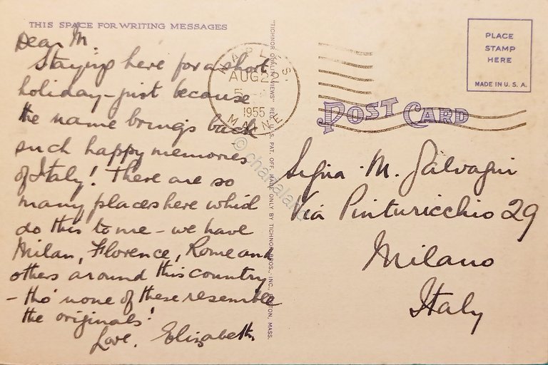 Cartolina - Bathing Beach - Sebago Lake State Park - …