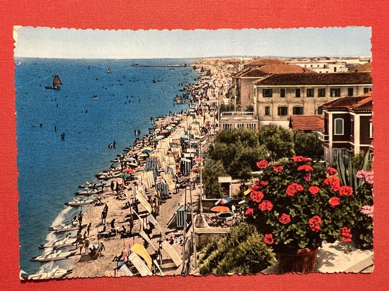 Cartolina - Bellaria (Rimini) - La Ridente Spiaggia Romagnola - …