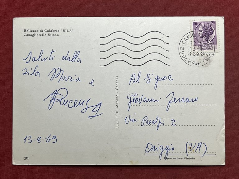 Cartolina - Bellezze di Calabria Sila - Camigliatello Silano ( …