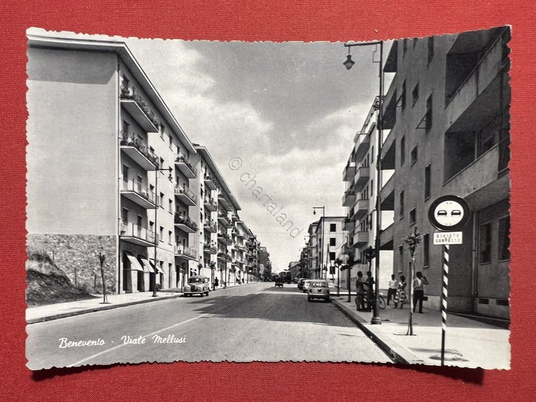 Cartolina - Benevento - Viale Mellusi 1950 ca.