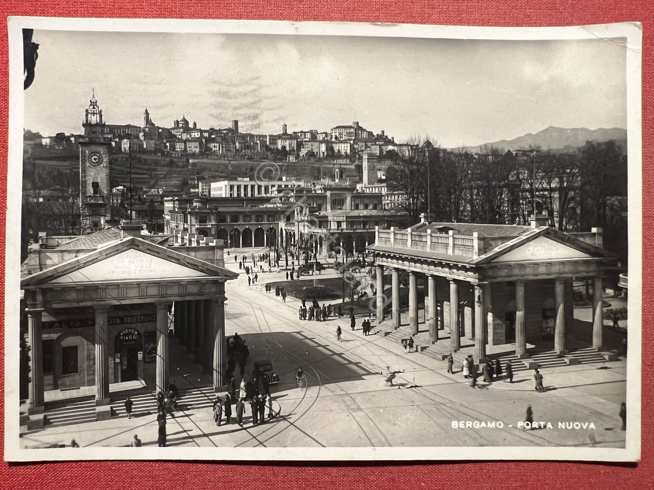 Cartolina - Bergamo - Porta Nuova - 1949