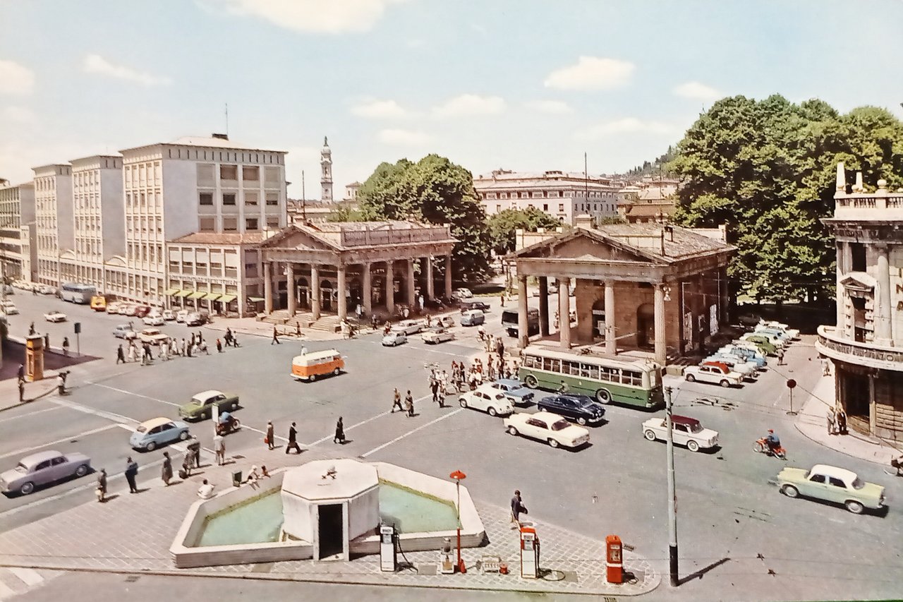 Cartolina - Bergamo - Porta Nuova - 1970 ca.