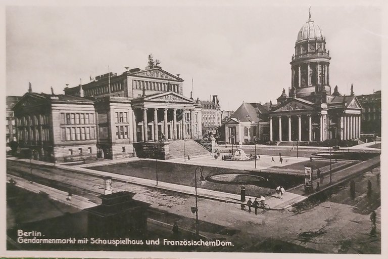 Cartolina - Berlin - Gendarmenmarkt mit Schauspielhaus - 1930 ca.