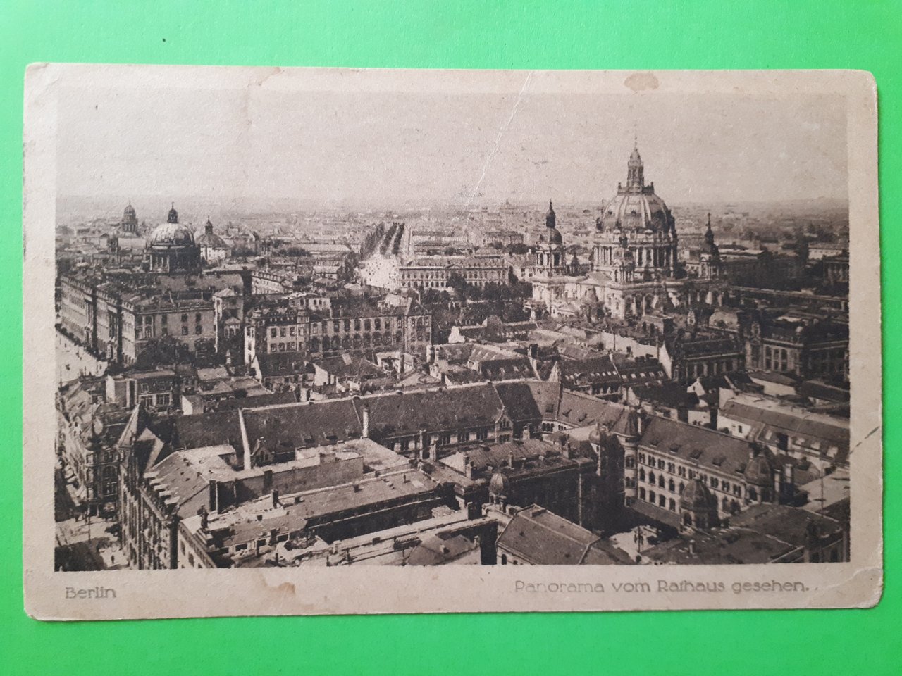 Cartolina - Berlin - Panorama vom Rafhaus gesehen - 1921