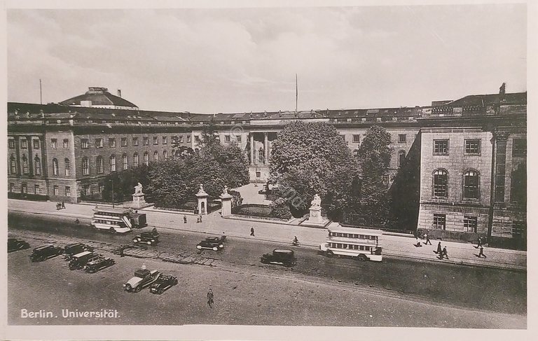 Cartolina - Berlin - Universitat - 1930 ca.