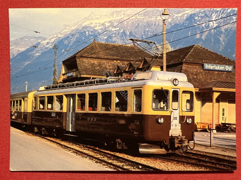 Cartolina - Berner Oberland-Bahnen (BOB) - Zahnradtriebwagen - 1979