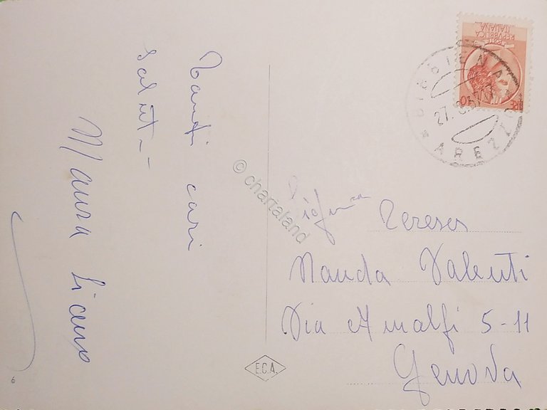 Cartolina - Bibbiena - Casentino - Panorama - 1957