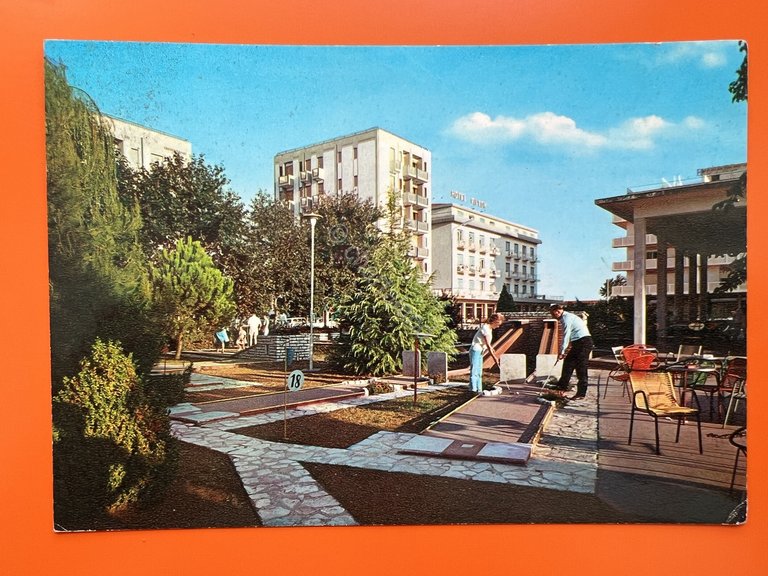 Cartolina - Bibione Spiaggia ( Venezia ) - Minigolf - …