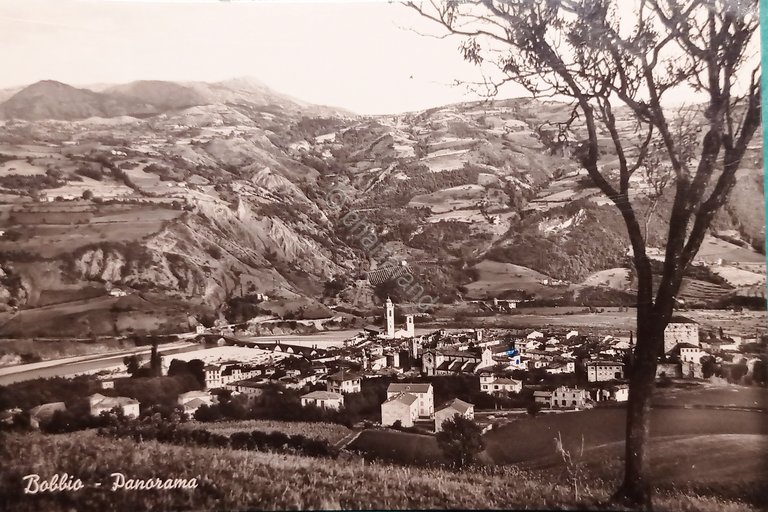 Cartolina - Bobbio - Panorama - 1960