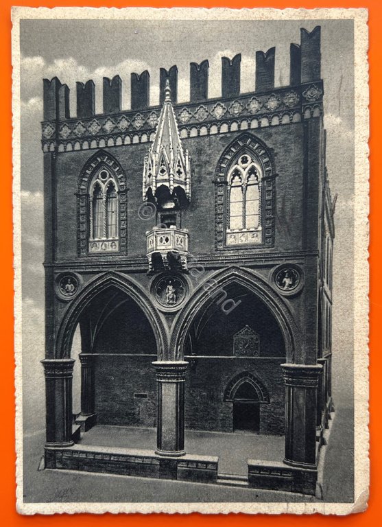 Cartolina - Bologna - Foro dei Mercanti - 1946