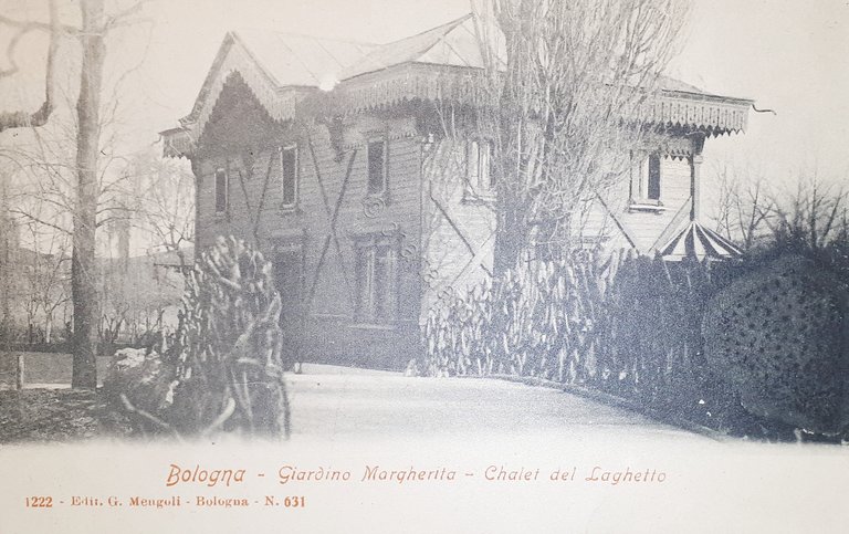 Cartolina - Bologna - Giardino Margherita - Chalet del Laghetto …