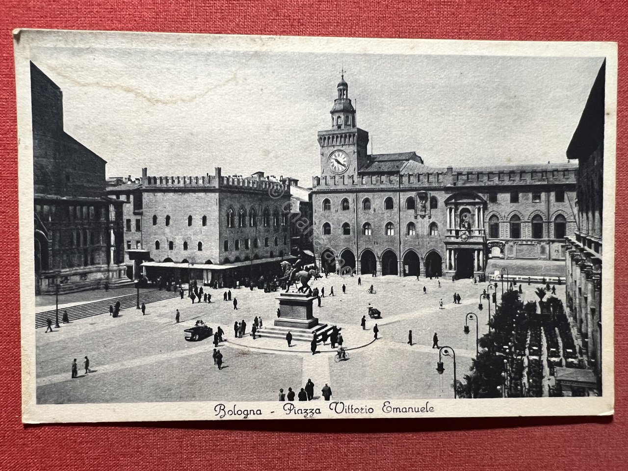 Cartolina - Bologna - Piazza Vittorio Emanuele - 1937