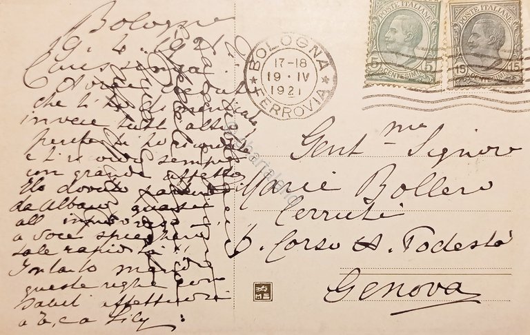 Cartolina - Bologna - Piazza Vittorio Emanuele - Palazzo dei …