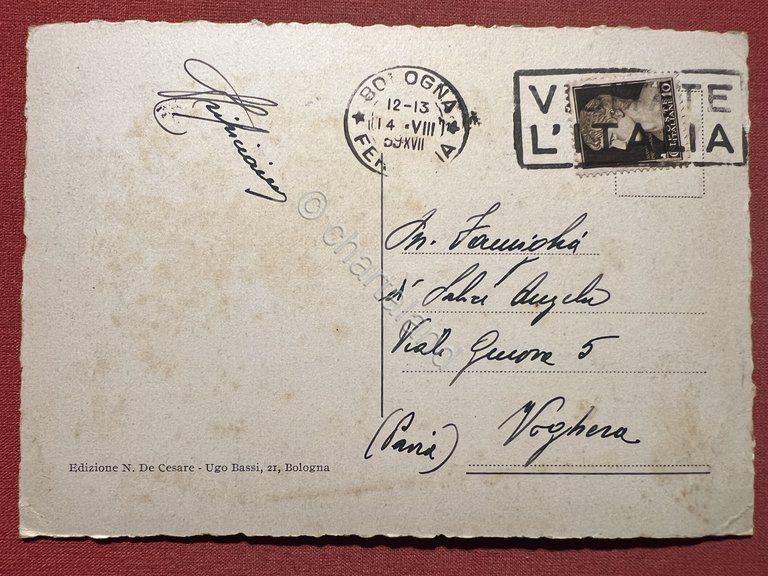 Cartolina - Bologna - Piazza XX Settembre - 1939