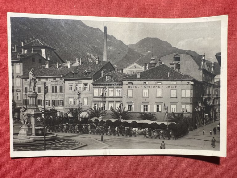 Cartolina - Bolzano - Hotel Grifone - Piazza Vittorio Emanuele …