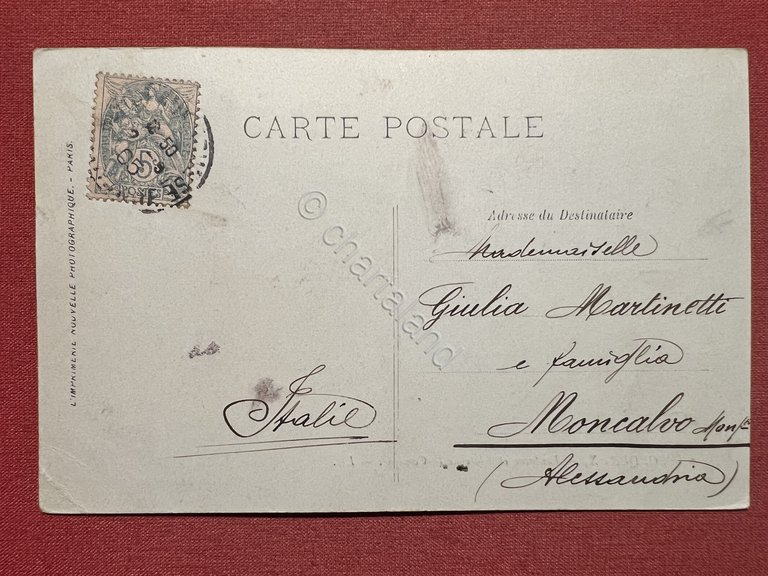 Cartolina - Bordeaux - Fontaine et Place de la Comédie …