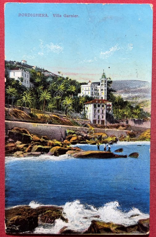 Cartolina - Bordighera ( Imperia ) - Villa Garnier - …