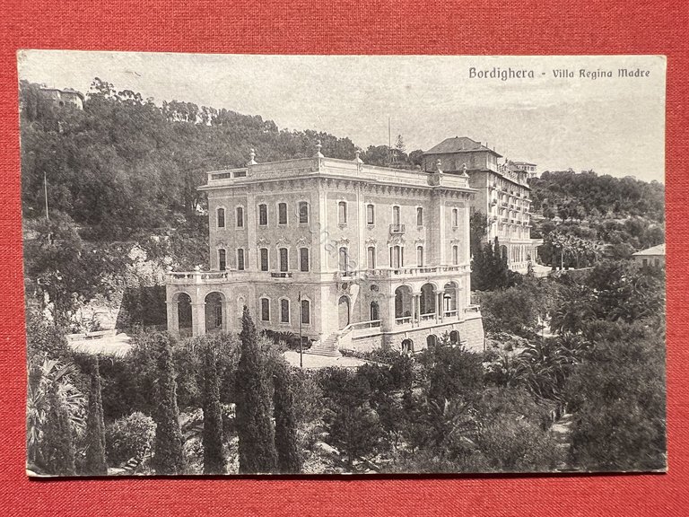 Cartolina - Bordighera ( Imperia ) - Villa Madre - …