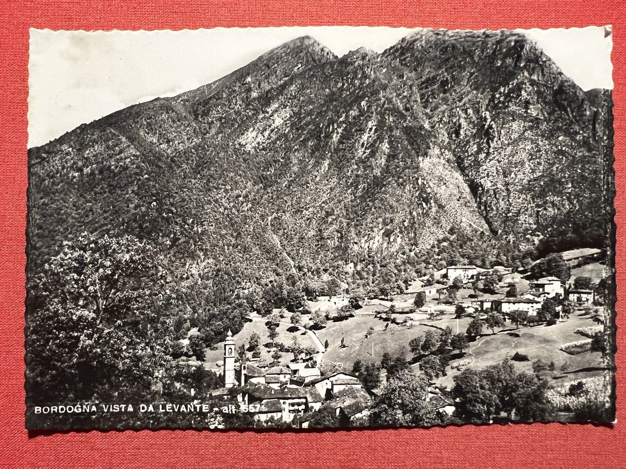 Cartolina - Bordogna ( Bergamo ) - Vista da Levante … | Immagine principale