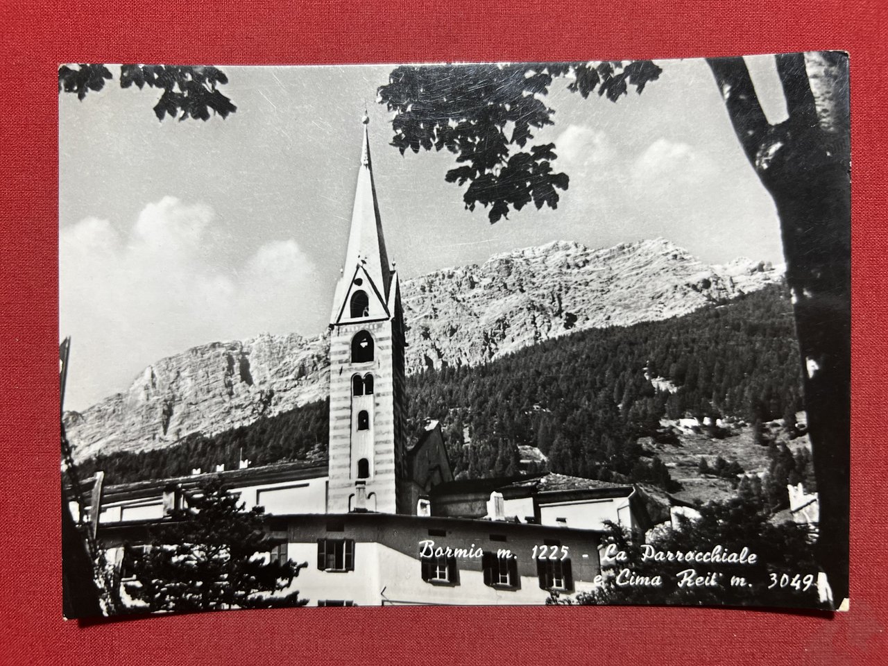 Cartolina - Bormio - La Parrocchiale - Cima Reit - …