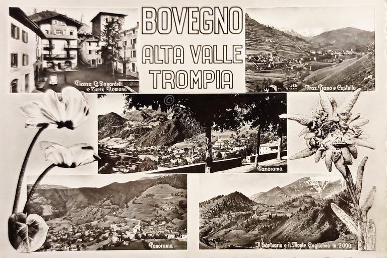Cartolina - Bovegno - Alta Valle trompia - Vedute diverse …