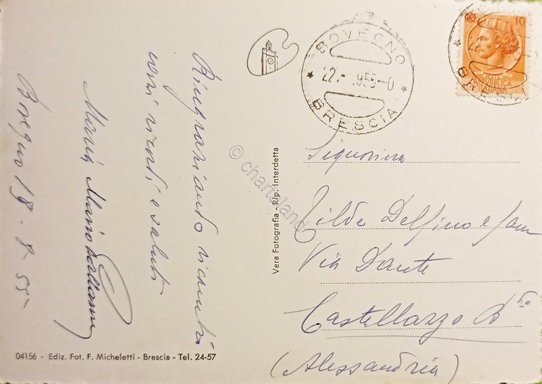 Cartolina - Bovegno - Alta Valle trompia - Vedute diverse …