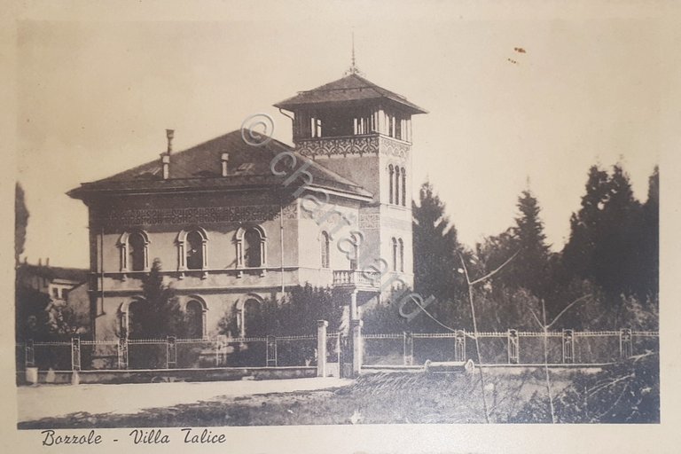 Cartolina - Bozzole - Villa Talice - 1950 ca.