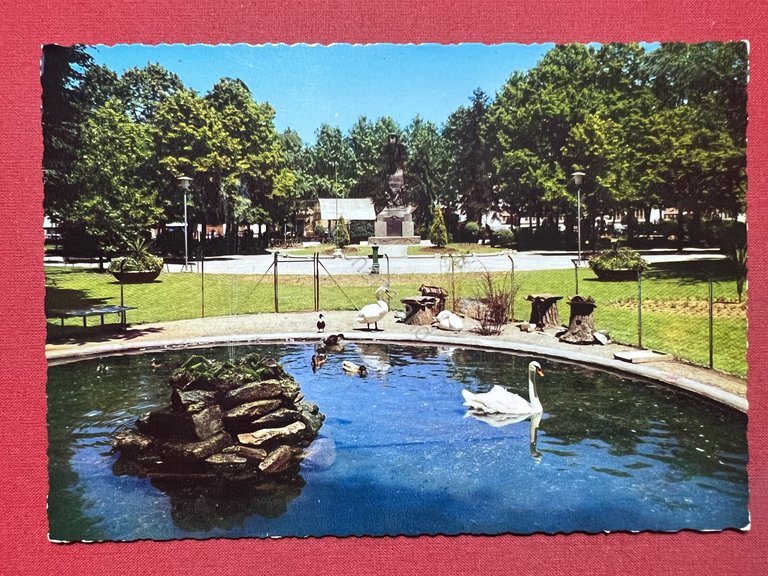 Cartolina - Bra ( Cuneo ) - Giardini - Stazione …