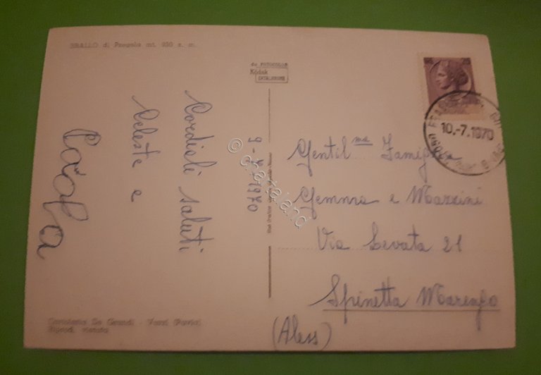 Cartolina - Brallo di Pregola - 1970