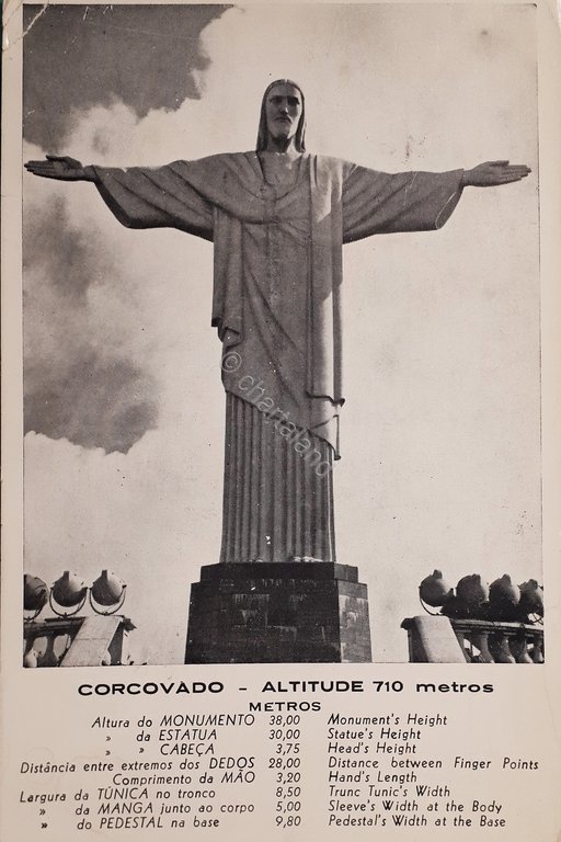 Cartolina - Brasile - Rio De Janeiro - Corcovado - …