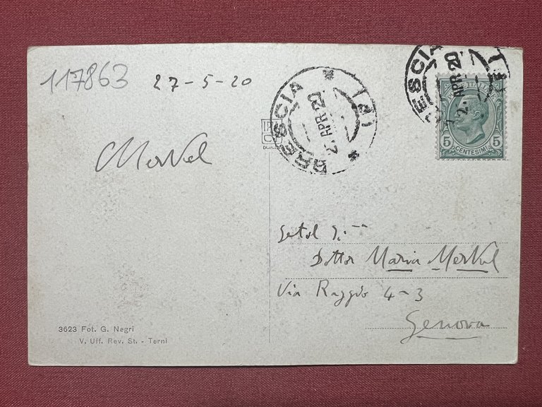 Cartolina - Brescia - Monte di Pietà 1920