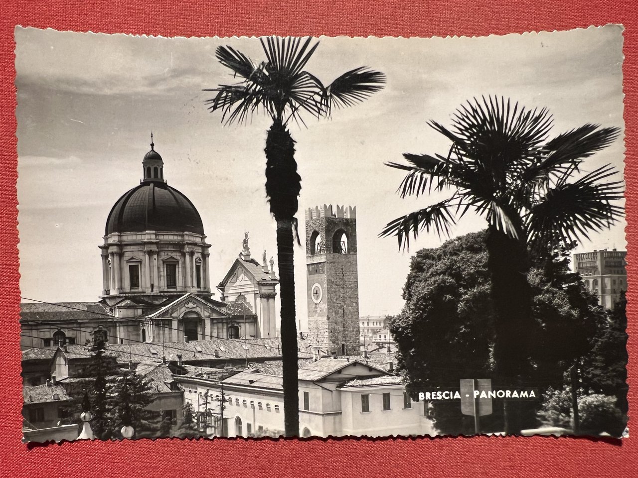 Cartolina - Brescia - Panorama - 1957