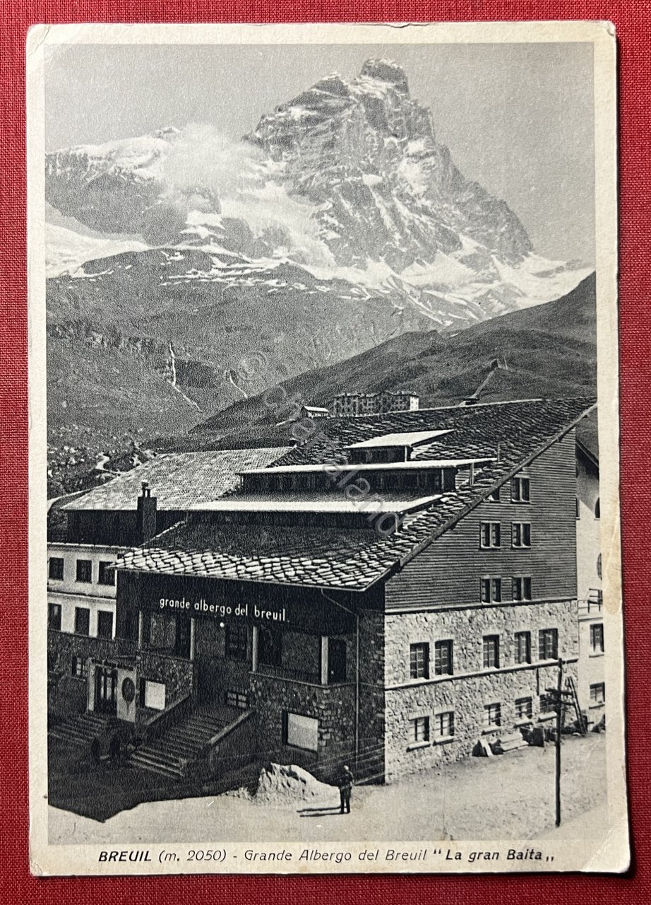 Cartolina - Breuil - Grande Albergo del Breuil La Grande … | Immagine principale