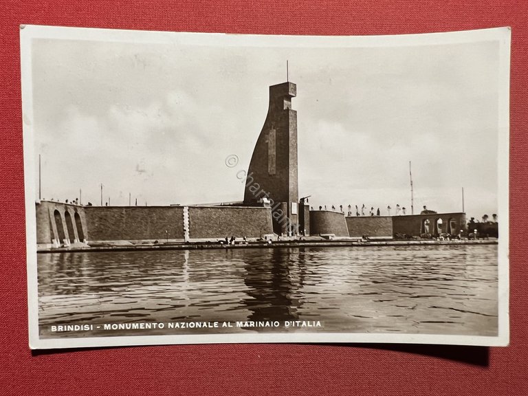 Cartolina - Brindisi - Monumento Nazionale al Marinaio d'Italia - …