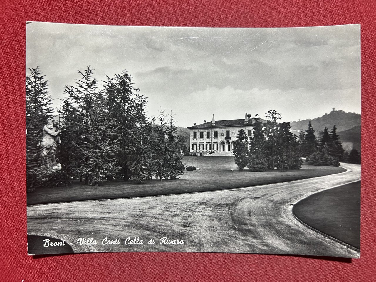 Cartolina - Broni ( Pavia ) - Villa Conti Cella …
