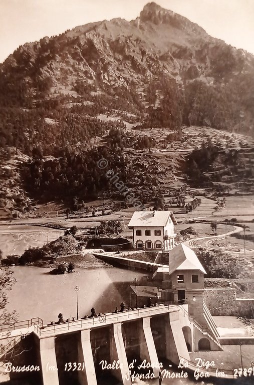 Cartolina - Brusson - Valle d'Aosta - La Diga - …