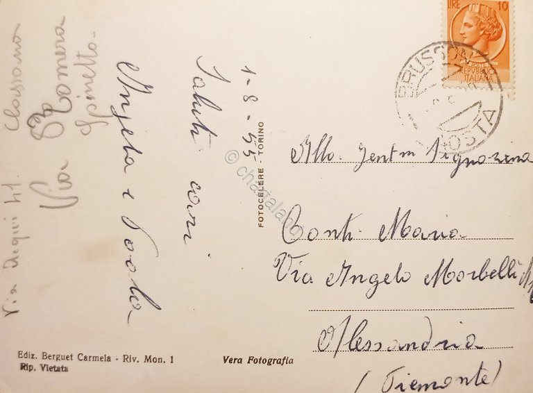 Cartolina - Brusson - Valle d'Aosta - La Diga - …