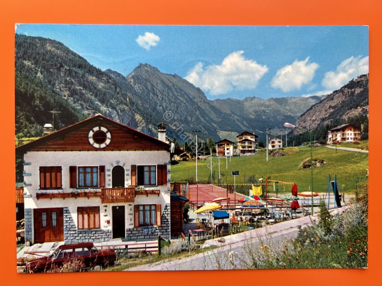 Cartolina - Brusson ( Val d'Ayas ) - Scorcio Panoramico …