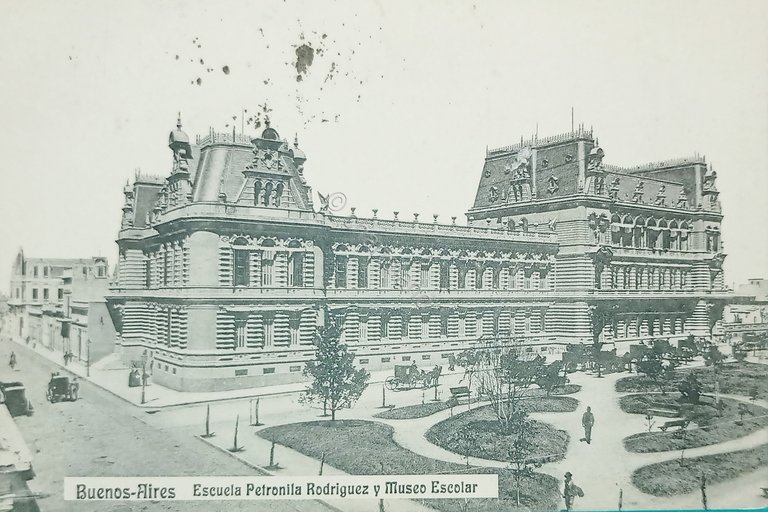 Cartolina - Buenos Aires - Escuela Petronila Rodriguez y Museo …
