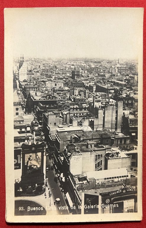 Cartolina - Buenos Aires vista de la Galeria Guemes - …