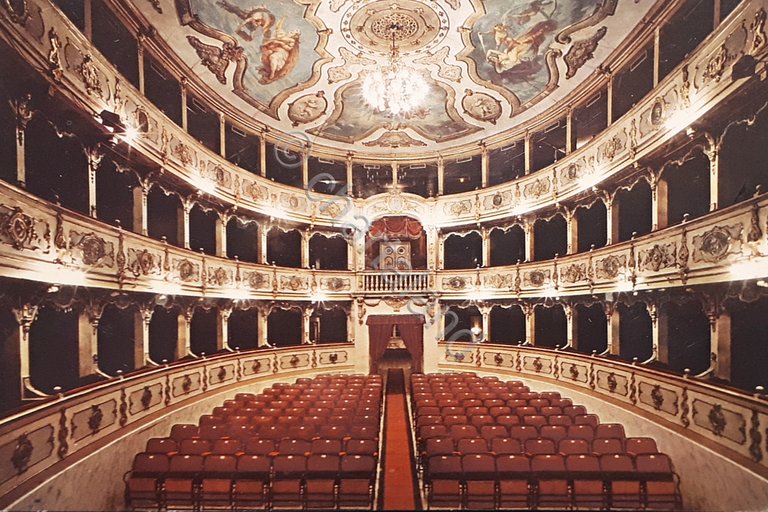 Cartolina - Busseto ( PR ) - Interno Teatro G. …